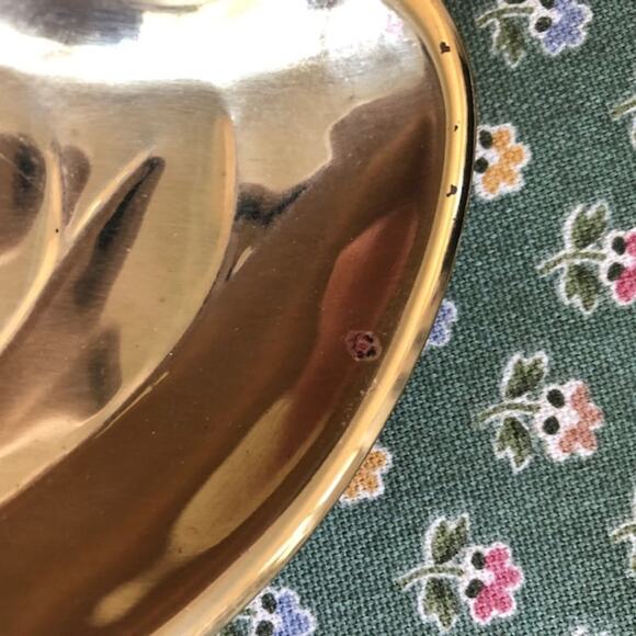 Vintage Boho Brass Butterfly Trinket Tray / Jewelry Tray - Picture 5 of 7